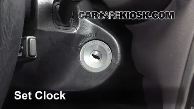 2001 Toyota Celica GT 1.8L 4 Cyl. Horloge Régler l'horloge